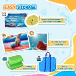 7-in-1 Inflatable Water Slide, Kids Castle Bounce House Includes Slide, Boxing Post, Tunnel Repair Patches - Image 8