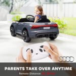 12V Licensed Audi RS E-tron GT Kids Ride on Car with Remote Control, Suspension, Horn, Music, Lights - Image 5