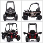 12V Dual Motor Kids Electric Ride-on UTV Toy with MP3/USB Music Connection, Suspension & Remote Control - Camo - Image 8