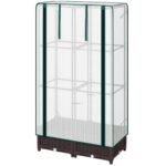 Garden Bed with Trellis, Outdoor Plant Box with PE Cover, Drainage Holes and Zipper Door, 31.5" x 15.7" x 48.8", Brown