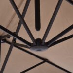 Patio Umbrella 15ft Double-Sided Outdoor Market Extra Large Umbrella with Crank Handle for Backyard, Light Blue - Image 8