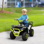 12V Kids ATV, 4 Wheeler Quad with 4 Spring Suspension Wheels, LED Lights, Music USB - Image 2