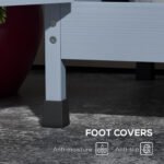 Wooden Potting Bench with Storage, Sink, Water Tap for Backyard, Patio, Balcony, Gray - Image 6