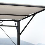10' x 8' Outdoor Pergola and Patio Gazebo for Garden, Camper, Deck, Doors and Windows - Image 7