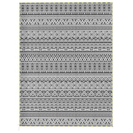 Outdoor Rug Carpet with USB Lights Reversible Patio Rug
