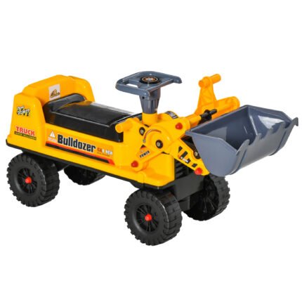 Kids Construction Ride-On with Working Digger Arm