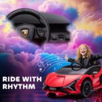 12V Lamborghini SIAN Licensed Electric Car for kids with Remote Control, Horn, Music, & Headlights - Image 7