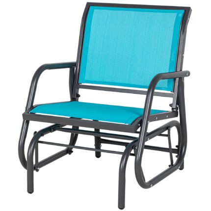 Outdoor Glider Chair with Steel Swing Chai