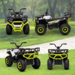 12V Kids ATV, 4 Wheeler Quad with 4 Spring Suspension Wheels, LED Lights, Music USB - Image 8