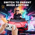 12V Lamborghini SIAN Licensed Electric Car for kids with Remote Control, Horn, Music, & Headlights - Image 5