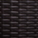 Patio PE Rattan Storage Cabinet, Wicker Pool Cabinet Organizer, Outdoor Towel Rack for Pool with 3 Drawers, Brown - Image 8