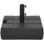Umbrella Stand for 1.5", or 1.9" Umbrella Poles, Fillable Umbrella Base