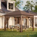 12' x 12' Pop Up Canopy Tent with Netting and Carry Bag, Instant Sun Shelter with 137 sq.ft Shade, Tents for Parties, Height Adjustable, for Outdoor, Garden, Patio - Image 2