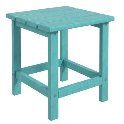 Patio Side Table with 15" Square Outdoor End Table