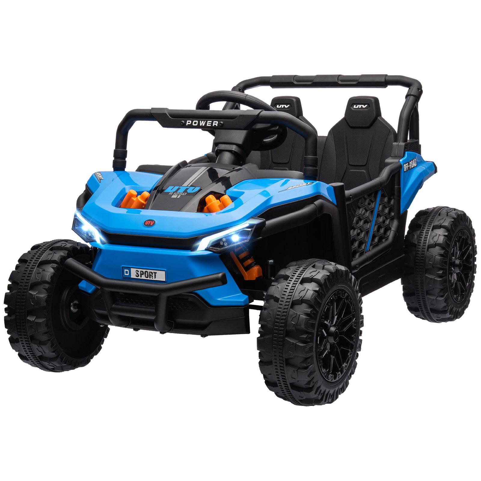 rHi68619495e77ca0.jpg 12V Ride On Truck, Battery Powered Electric Car for Kids w/ Remote Control, 4-Wheel Suspension & LED Lights - Image 1
