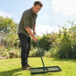 Lawn Leveling Rake, 30" x 10" Heavy Duty Yard Leveling Rake with 66.5" Handle for Backyard, Golf Course - Image 8