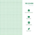 4' x 2' x 2' Portable Mini Greenhouse, Small Green House with PE Cover, Roll-up Zippered Windows for Indoor, Outdoor Garden, Green - Image 4