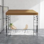 10' x 10' Outdoor Pergola Canopy, Metal Patio Canopy with Drainage Holes for Backyard, Garden - Image 7
