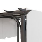 10' x 10' Patio Pergola with Weather-Resistant Steel Frame, Backyard Sun Shade Canopy Cover Shelter for Porch Party, Garden, Grill Gazebo - Image 8