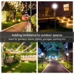 Outdoor Lamp Post Lights, Triple Head Solar Powered Lamp, Street Vintage Solar Post Lamp, for Backyard, Garden Pathway, Driveway, 72 Inches - Image 8