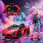 12V Lamborghini SIAN Licensed Electric Car for kids with Remote Control, Horn, Music, & Headlights - Image 3