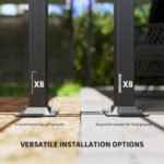 13' x 13' Aluminum Retractable Pergola Canopy, Outdoor Pergola for Garden, Patio, Backyard, Deck - Image 7