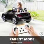 Mercedes SLC 300 Licensed 12V Ride On Car for Kids with Remote Control, 2 Speeds, Battery Powered Kids Electric Car with Music, Lights, Suspension for 3-6 Years Old - Image 5