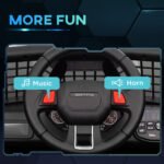 12V Ride on Car, Ride on Truck w/ Remote, 4 Suspension Wheels, 3 MPH Max Speed, Music, Horn & Lights - Image 8