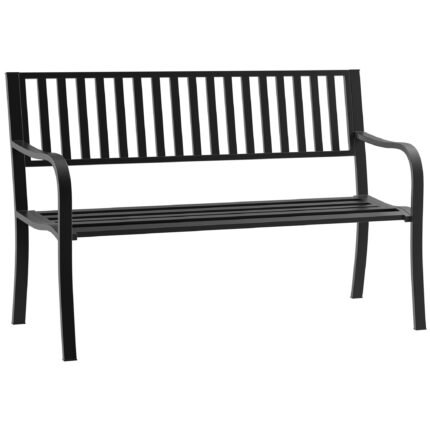 50" Outdoor Garden Bench with Patio Bench