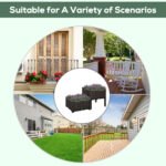 2-Piece Raised Garden Bed with Legs, Self-Watering Planter Box Raised Bed to Grow Flowers, Herbs & Vegetables, Brown - Image 8