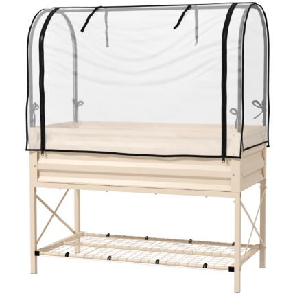 Raised Garden Bed with Legs and Cover