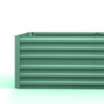 Galvanized Raised Garden Bed, Steel Outdoor Planters with Reinforced Rods, 71" x 36" x 23", Light Green - Image 7