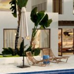 Square Patio Umbrella Base, 29 lbs Metal Umbrella Stand Base with Adjustable Foot Pads, Heavy Duty Patio Umbrella Holder for 1.5"/1.9" Umbrella Poles for Outdoor, Lawn, Poolside - Image 7