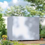 Outdoor Patio Hammock Porch Swing Cover with UV, Water, & Dust Fighting Material, 81" x 49" x 65", Dark Gray - Image 8