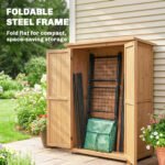Greenhouse for Outdoors, Portable Greenhouse with 6 Shelves, UV-Resistant PE Cover, Roll-Up Door, Green - Image 8
