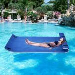 Roll-Up Pool Float Pad for Lakes, Oceans& Pools, Water Mat for Playing, Relaxing & Recreation - Blue - Image 8