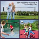 All-in-1 Badminton Set, Height Adjustable for Pickleball, Volleyball, Badminton, Backyard, Beach, Driveway Game - Image 5