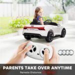 Licensed Audi RS e-tron GT 12V Ride On Car Truck for Kids, Electric Car Ride On Vehicle w/Parent Remote Control, Music, Lights, for Toddlers - Image 5