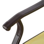 Outdoor Glider Chair, Gliders for Outside Patio with Steel Frame and Mesh Fabric for Backyard, Garden, and Porch, Beige - Image 8