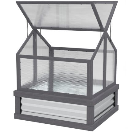 Outdoor Greenhouse, Gray, Silver