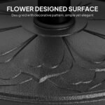 Round Patio Umbrella Base, 26 lbs Resin Outdoor Umbrella Stand Base, Patio Umbrella Stand for 1.3"/1.5"/1.9" Umbrella Poles for Outdoor, Lawn, Poolside - Image 6