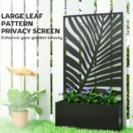Metal Garden Bed with Trellis for Climbing Plants, Freestanding or Wall Mounted Flower Bed for Garden, Patio, Balcony - Image 6