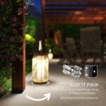 12' x 20' Outdoor Wooden Pergola, Grape Vine Gazebo with Concrete Anchors for Garden, Patio, Backyard, Deck - Image 6