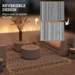 Outdoor Rug Carpet with USB Lights Reversible Patio Rug with Carry Bag for Camping 10' x 8' - Image 5