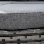 Convertible Rattan Daybed Sectional, Grey - Image 7