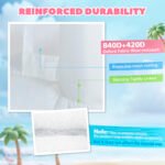 Inflatable Bounce House, 3-in-1 White Castle Bouncy House with Slide, Ball Pit and 370W Blower for Kids Ages 3-8, White - Image 5