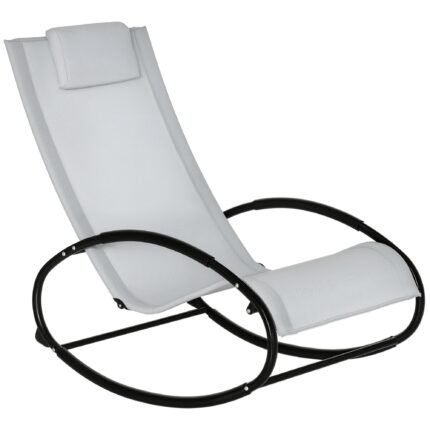 Pool Lounger with Outdoor Rocking Lounge Chair