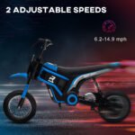 24V 350W Electric Dirt Bike Up to 15 MPH w/ Twist Grip Throttle - Image 5