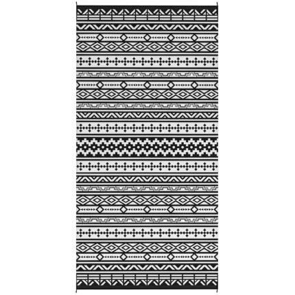 Reversible Outdoor Rug with Waterproof Plastic Straw