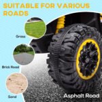 12V Kids ATV Quad Car with Forward & Backward Function, Four Wheeler for Kids with Wear-Resistant Wheels, Music, Electric Ride-on ATV for Toddlers Ages 3+ Years Old - Image 7